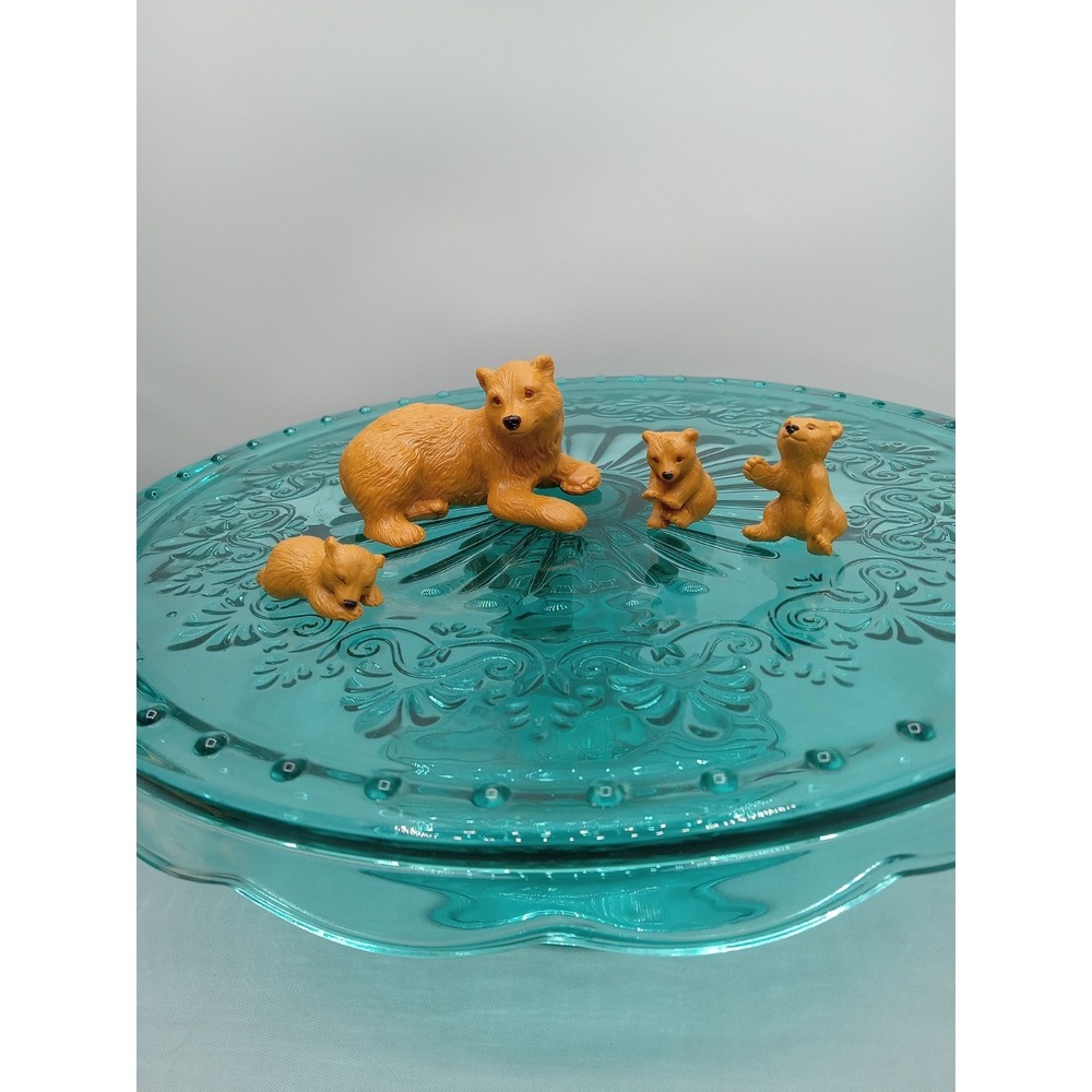 Puppy In My Pocket Toys  of Bears Flocked Miniatures Collectible